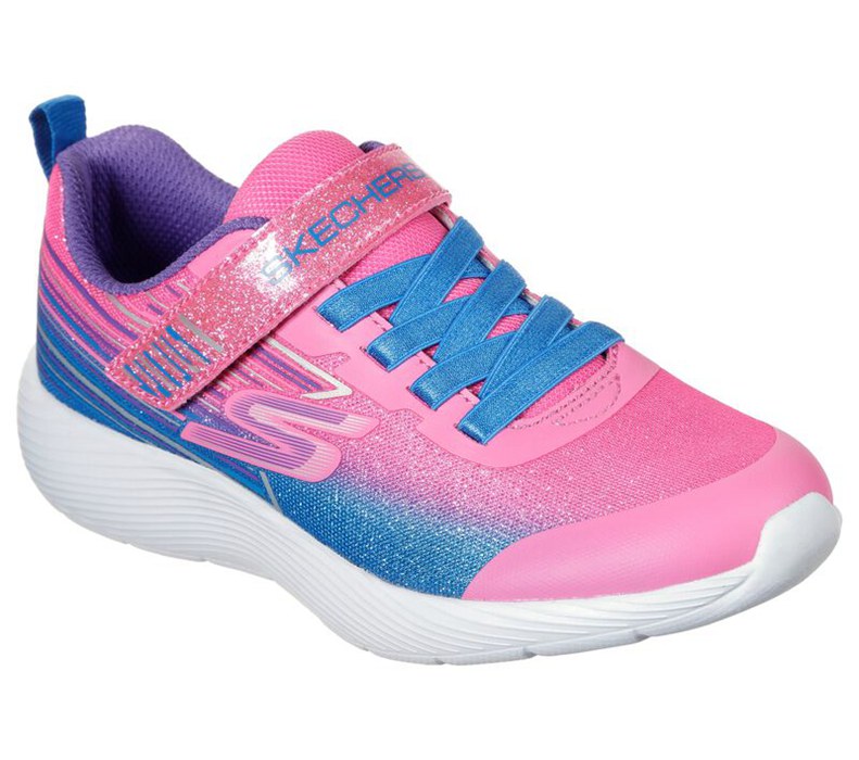 Skechers Flickor Rosa/Olika Färger Sneakers - Dyna-Lite - Shimmer Streaks - Sverige (RPLAY-4718)